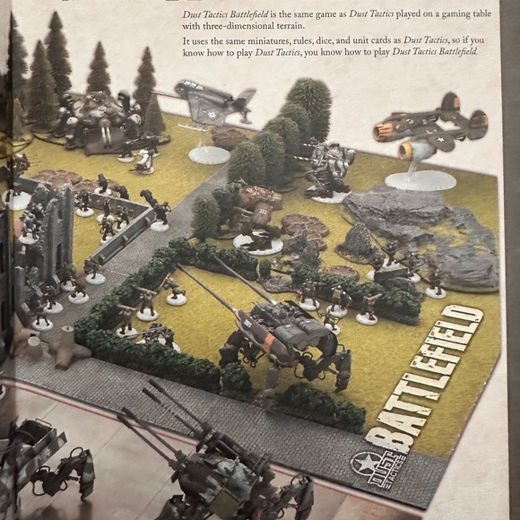Hardcover 2014 Dust Tactics Core Rulebook Second Edition Historical Wargame Book - Picture 4 of 9